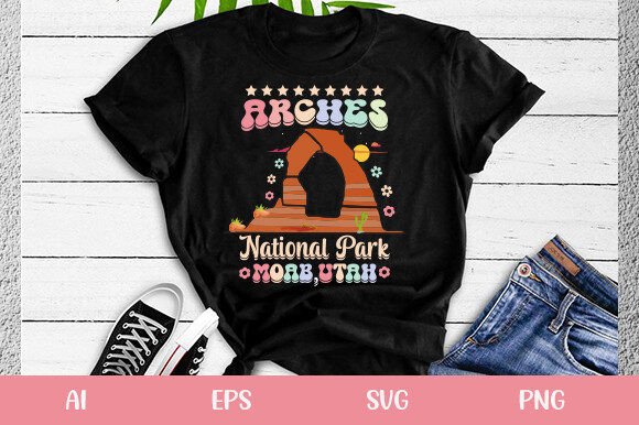 Arches National Park T-Shirt Designs & Graphics