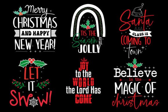 Christmas Bundle T-shirt Designs