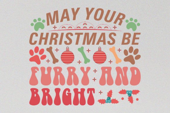 May Your Christmas Sublimation Dog SVG: Graphics for T-Shirt Designs