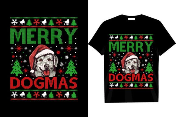 Merry Dogmas T-Shirt Design Graphics