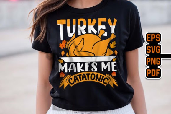 Thanksgiving T-Shirt Design 02 Graphics