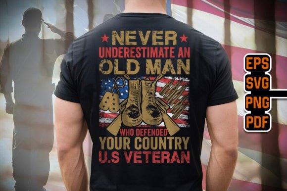 Veteran T-Shirt Design SVG PNG PDF 11 Graphics