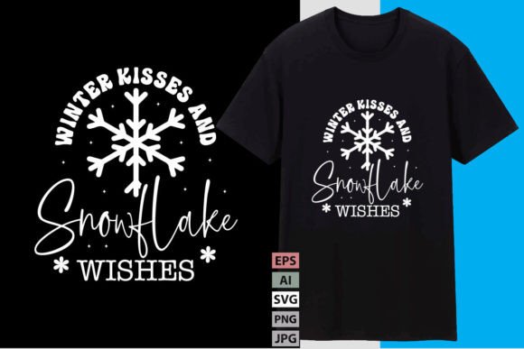 Winter Kisses and Snowflake Wishes Graphics